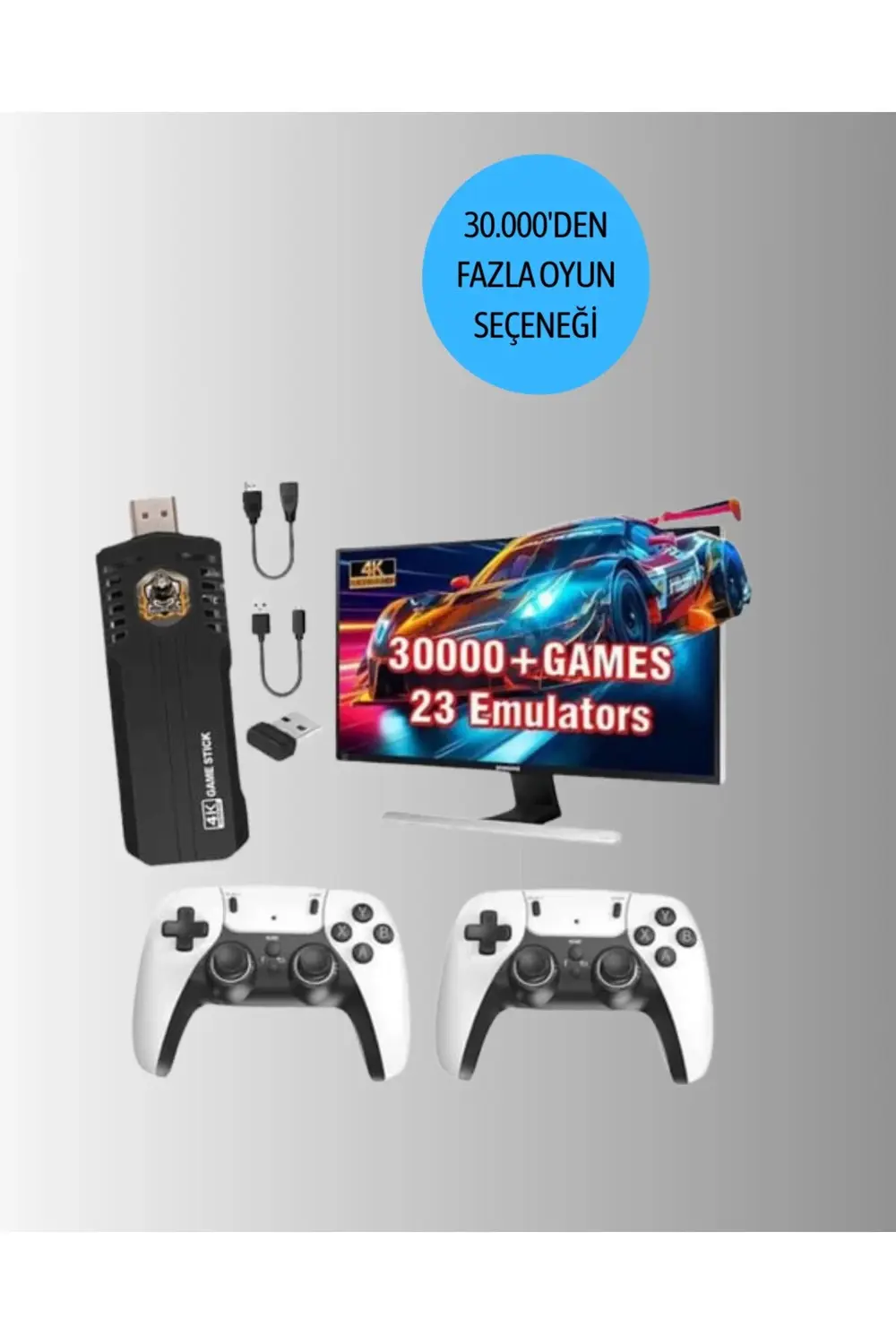 BFS Kablosuz Retro Oyun Konsolu – 30.000+ Oyun ve HD Görüntü ile
