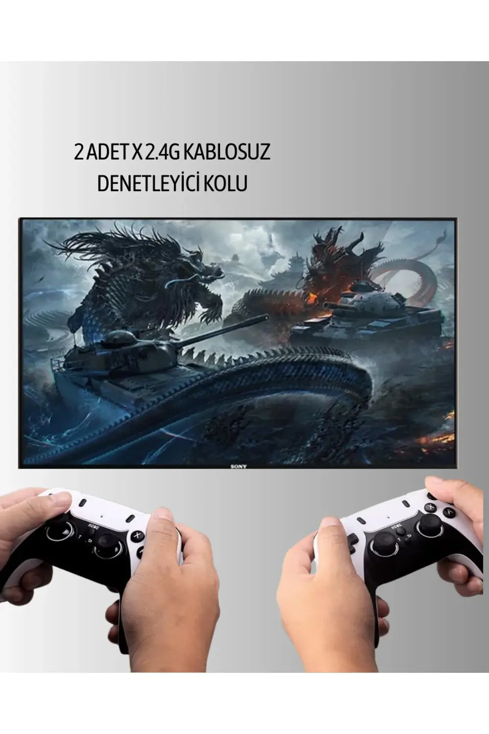 BFS Kablosuz Retro Oyun Konsolu – 30.000+ Oyun ve HD Görüntü ile