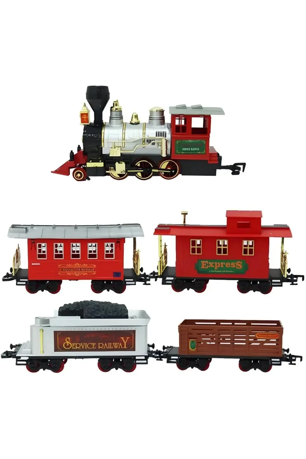 BFS Klasik Tren Seti Sesli ve Işıklı 35 Parça