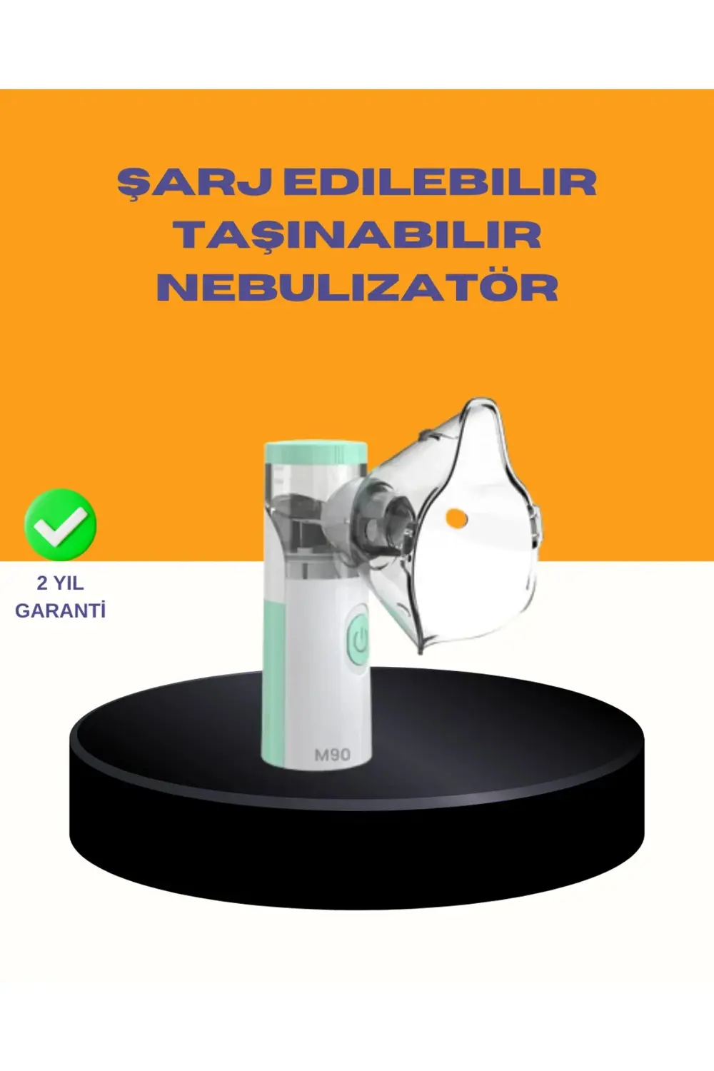 BFS Kompakt Boy Şarjlı Taşınabilir Nebulizatör Cihazı