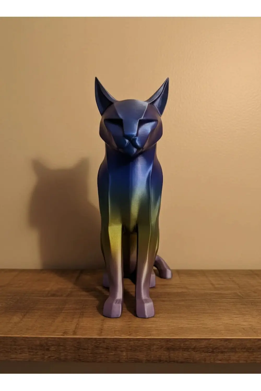 BFS Koyu Rainbow Kedi Biblo Modern Salon ve Raf Dekoru