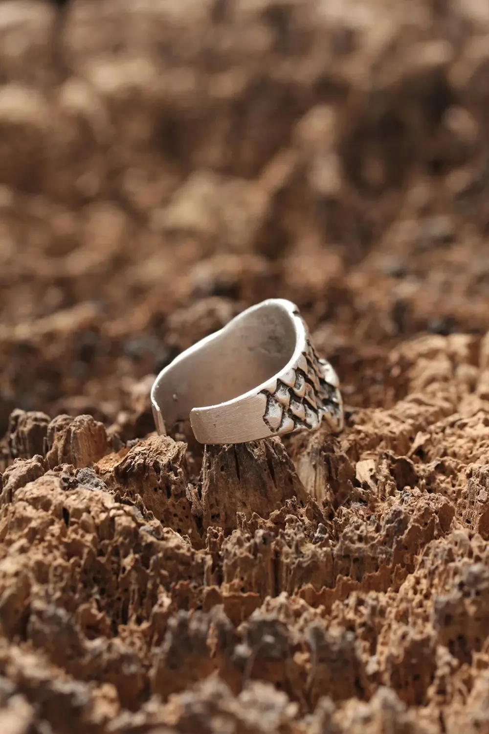 BFS Kuru Kafa Desen Ayarlanabilir Yüzük