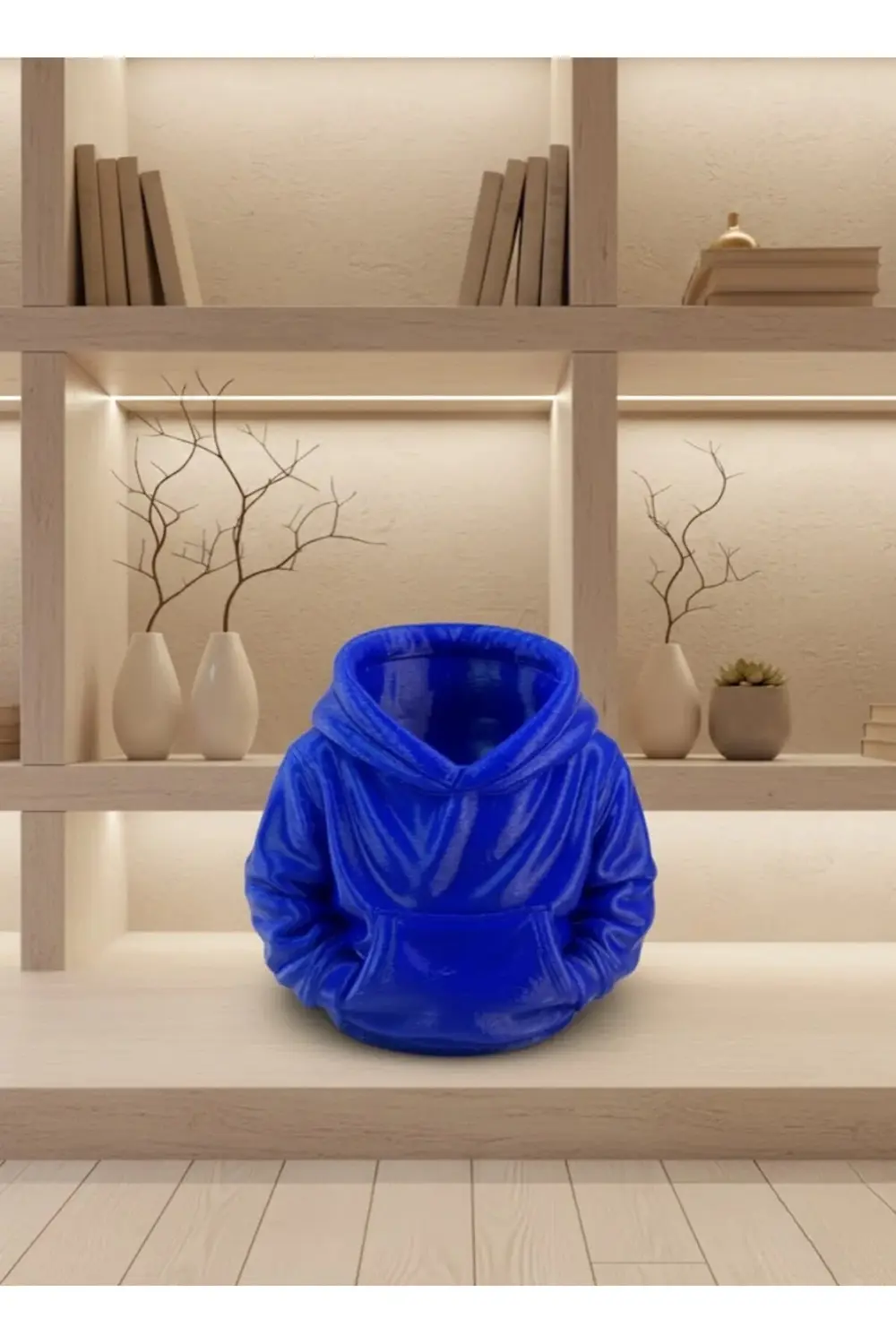 BFS Lacivert Hoodie Kalemlik 10x10 cm Masa Üstü Düzenleyici BFS Lacivert Hoodie Kalemlik 10x10 cm Masa Üstü Düzenleyici