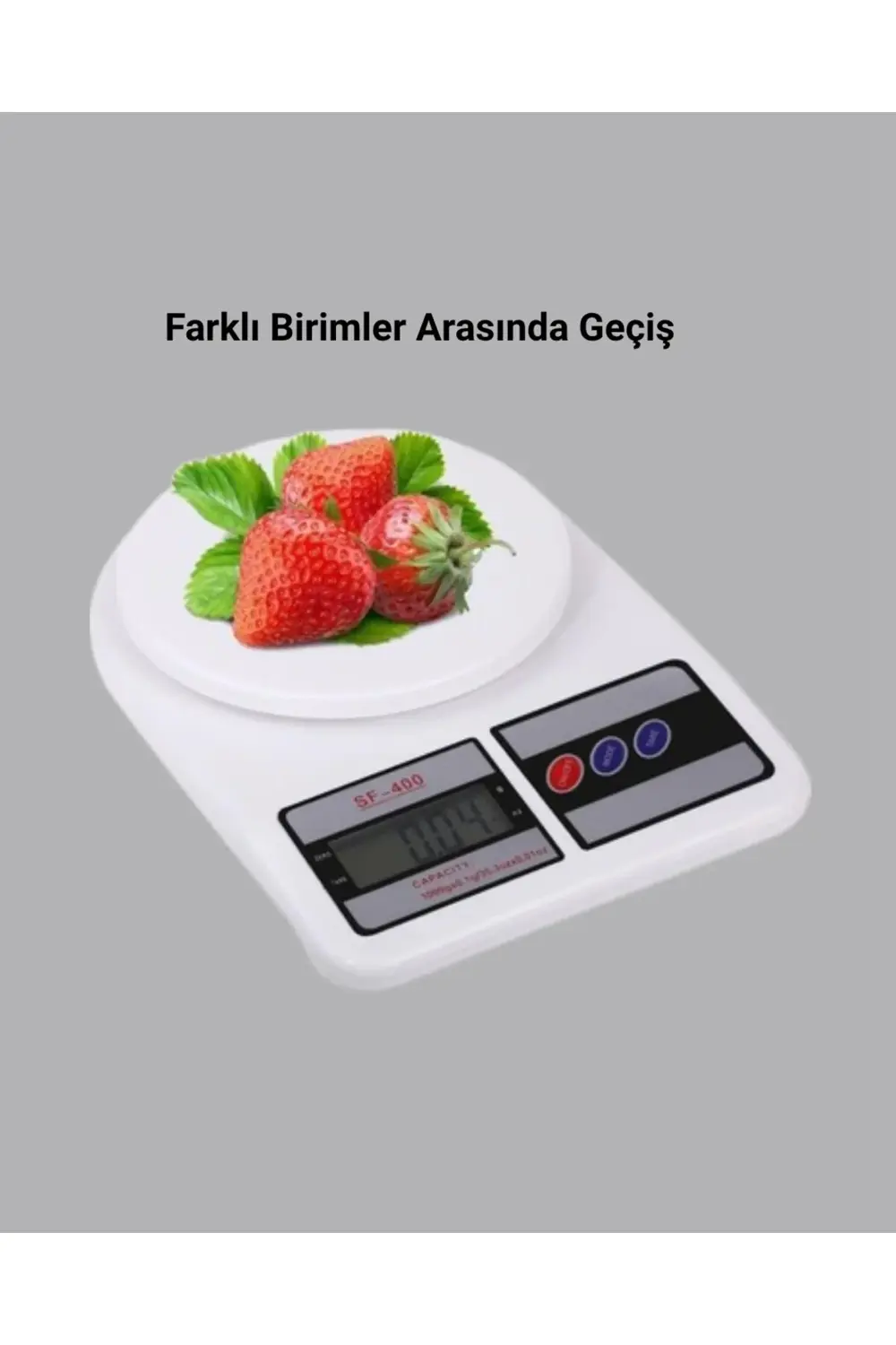 BFS LCD Ekranlı Hassas Dijital Mutfak Terazisi – 5kg Kapasite, 1g