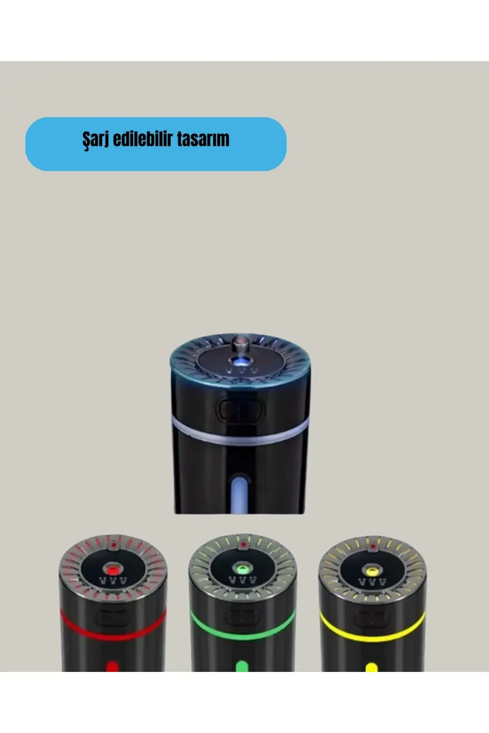 BFS LED Işıklı Aromaterapi Hava Nemlendirici Ultrasonik Sessiz Ne