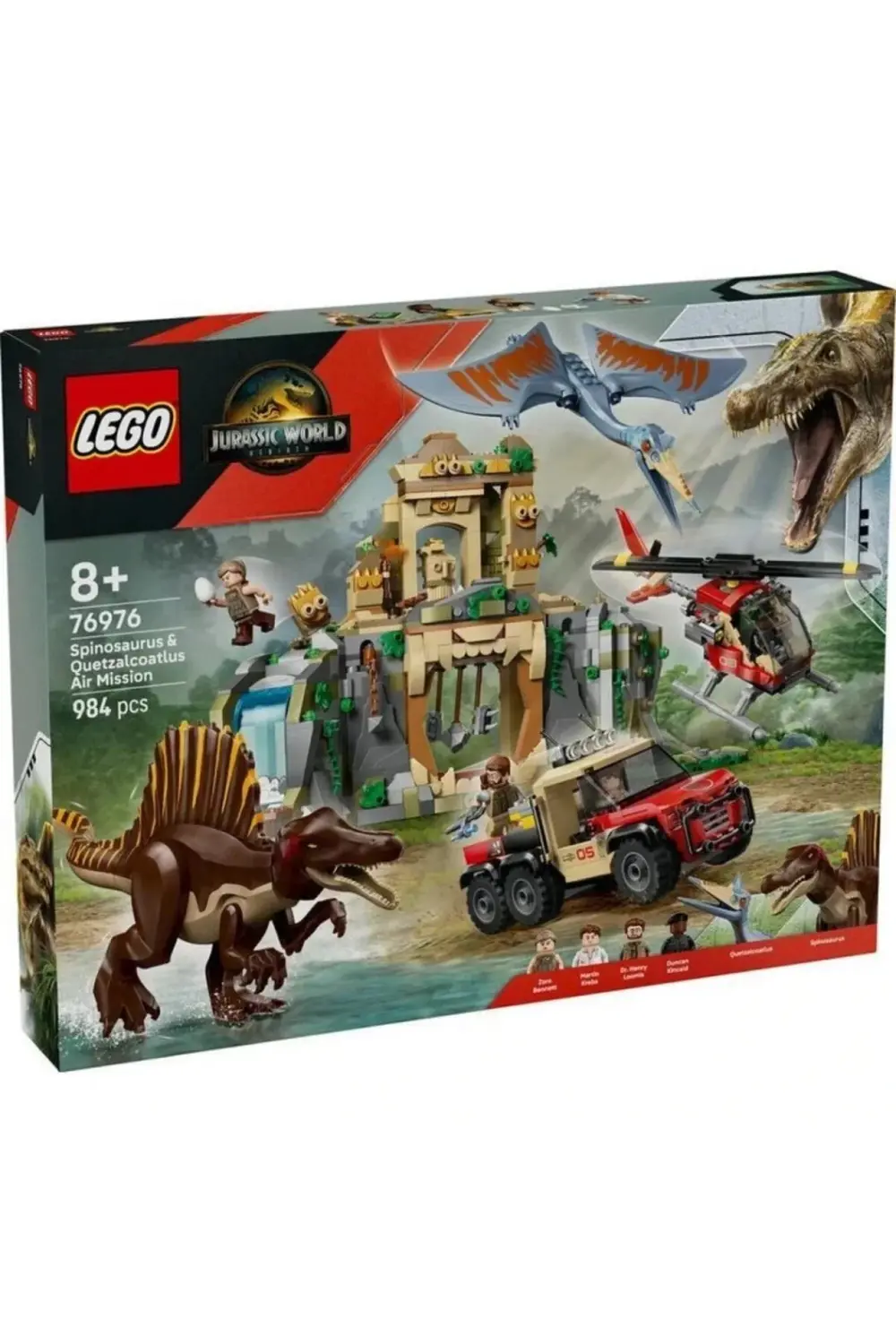 BFS LEGO Juric World Spinosaurus ve Quetzalcoatlus Hava Görevi 76