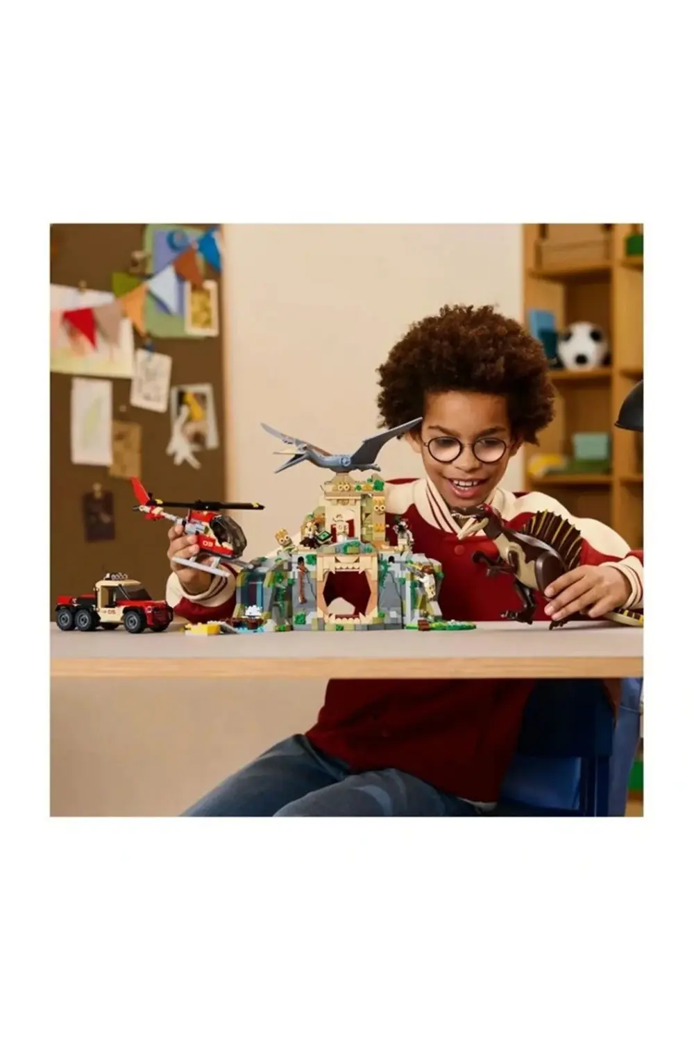 BFS LEGO Juric World Spinosaurus ve Quetzalcoatlus Hava Görevi 76