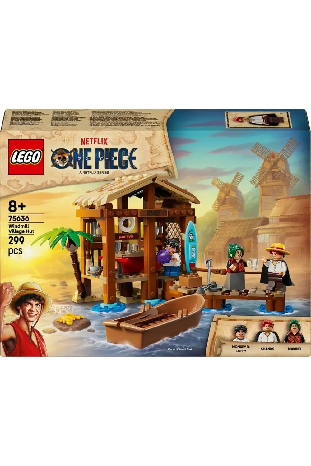 BFS LEGO ONE PIECE Yel Değirmeni Köyü Kulübesi 75636