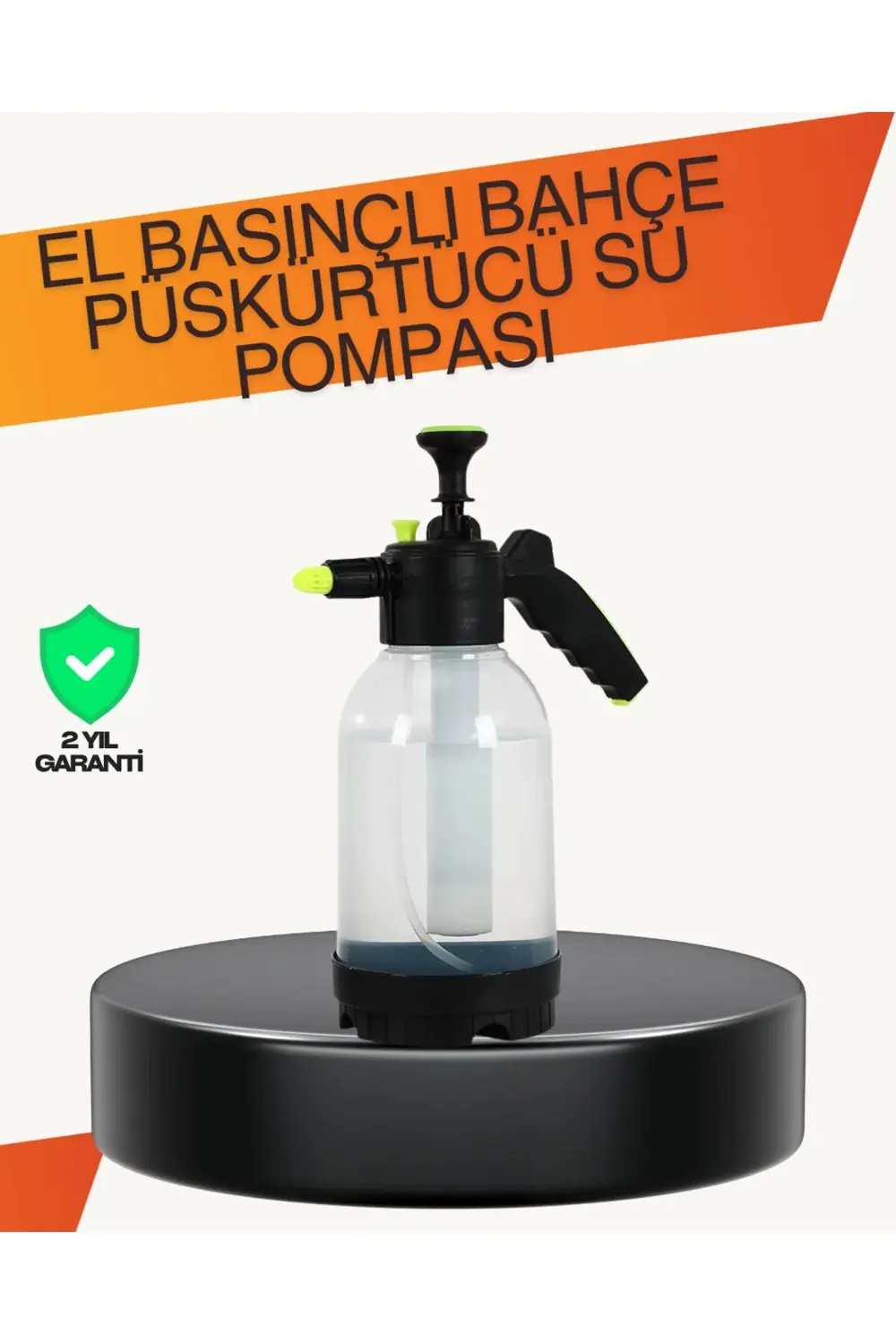 BFS Manuel Köpük Üreten Basınçlı Sprey Şişesi 2L Temizlik ve Oto