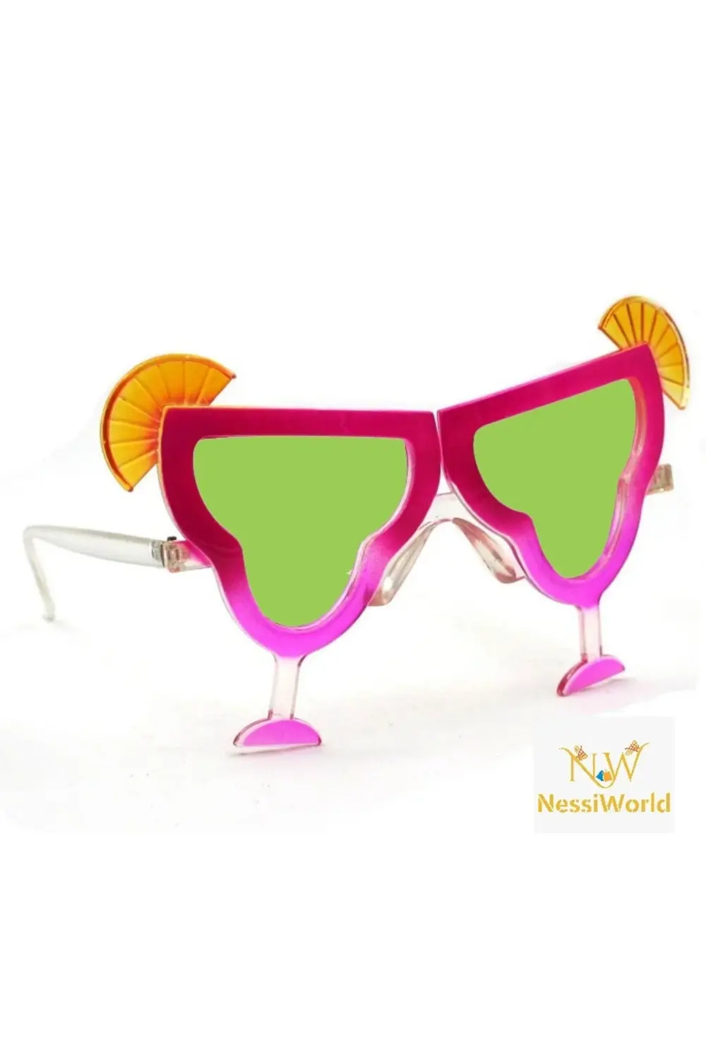 BFS Margarita Bardak Şeklinde Parti Gözlüğü Pembe 16x8 cm