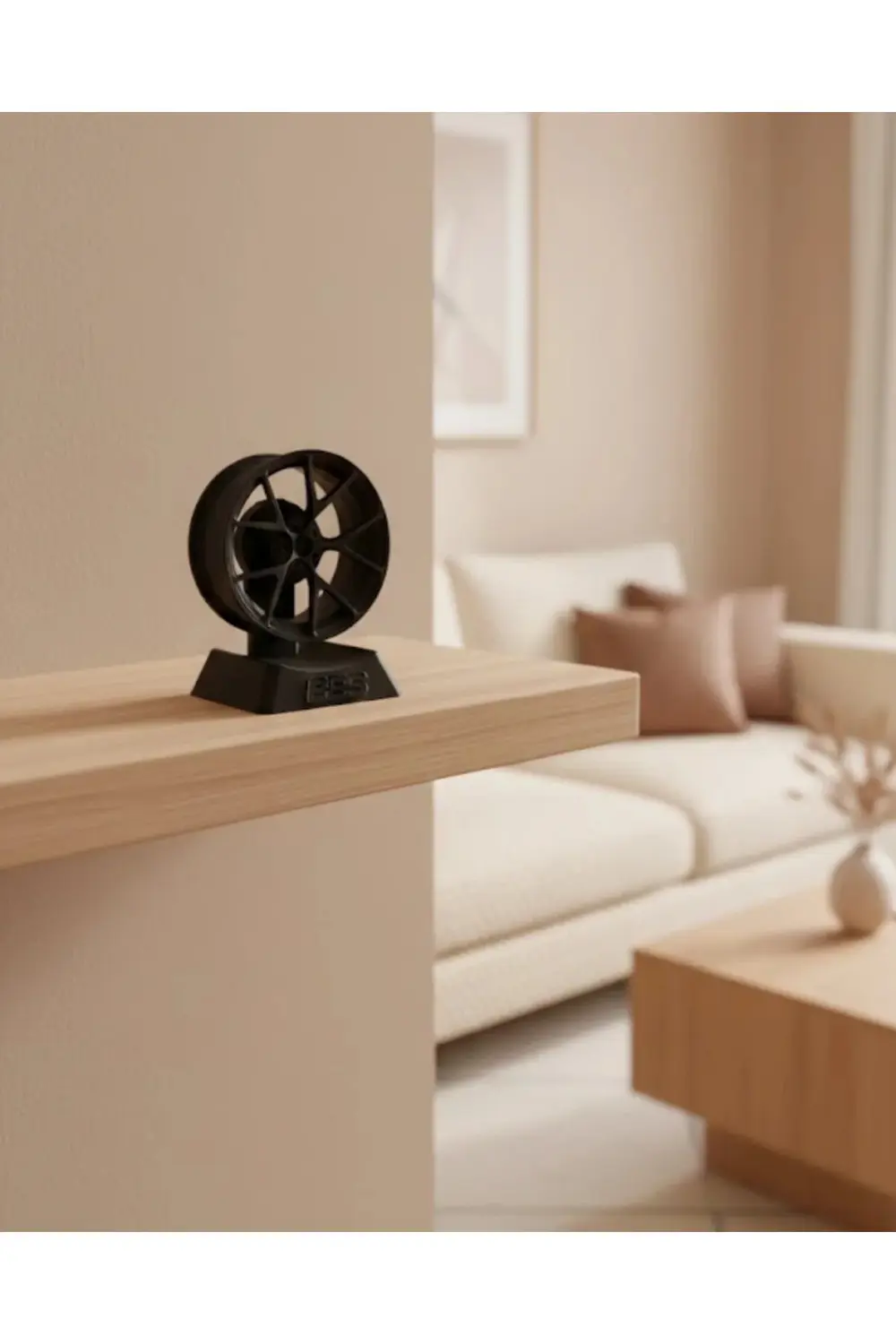 BFS Masa Üstü Jant Dekor Modern Spor Tasarım Dekoratif Aksesuar