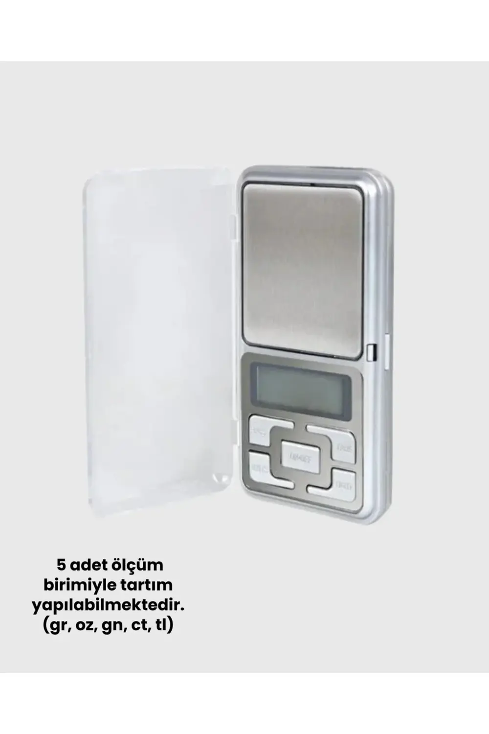 BFS Mavi Işıklı LCD Ekranlı Hassas Tartı Terazisi