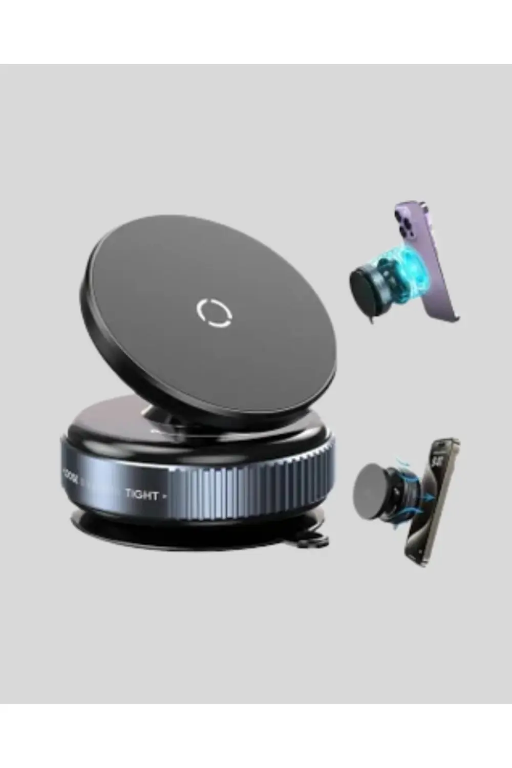 BFS Mıknatıslı Araç Telefon Tutucu Vakum Teknolojili 360° Ayarlan