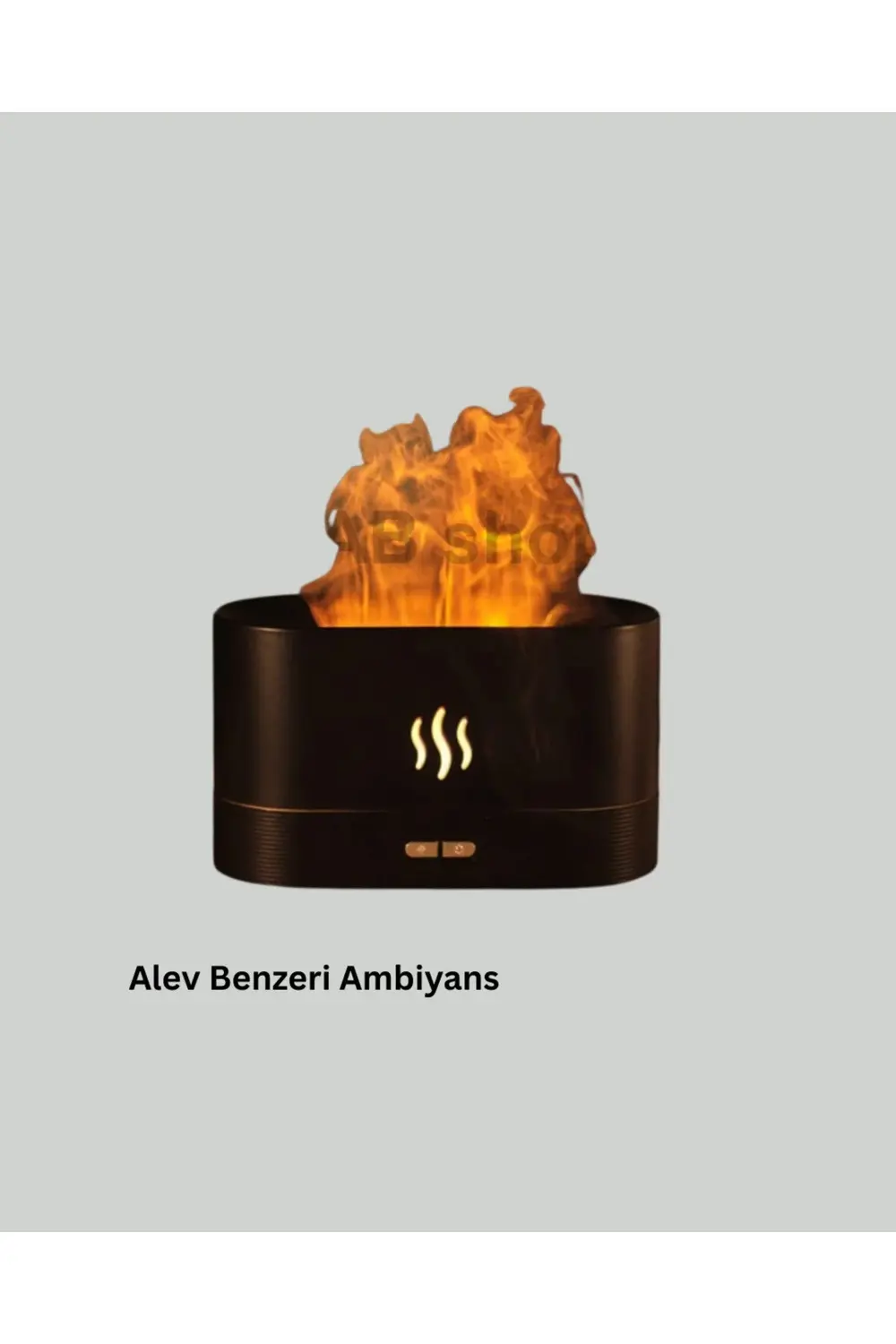 BFS Modern Tasarımlı Alev Efektli LED Aromaterapi Hava Nemlendiri