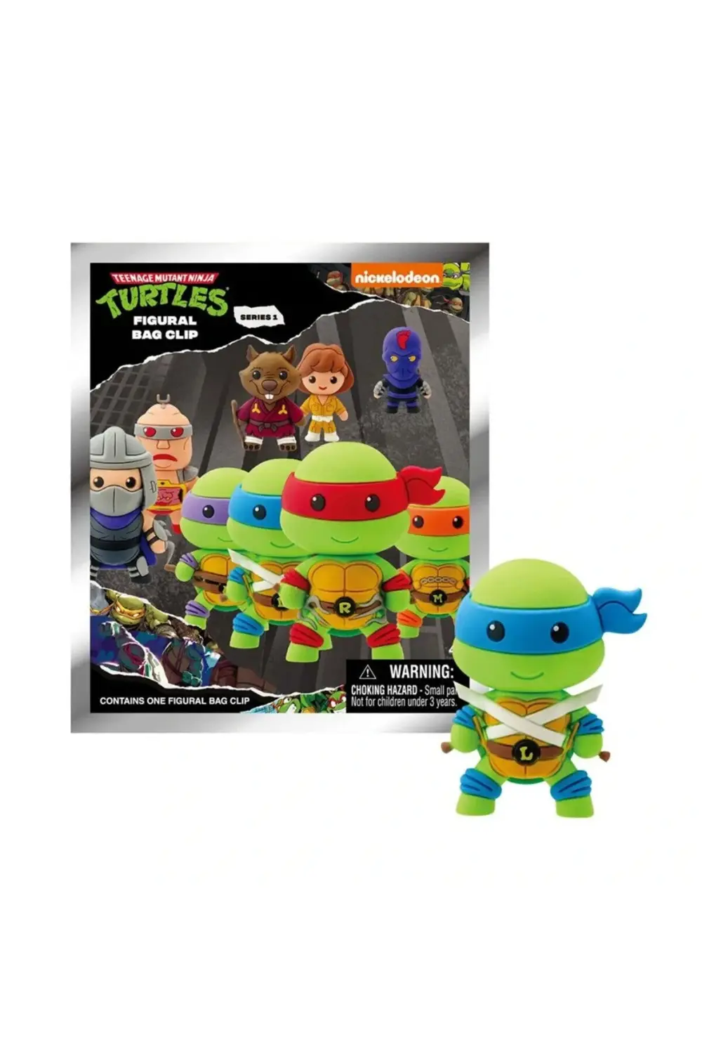 BFS MONO 63160 Monogram Ninja Turtles Klipsli Figür Seri 1 24lü d