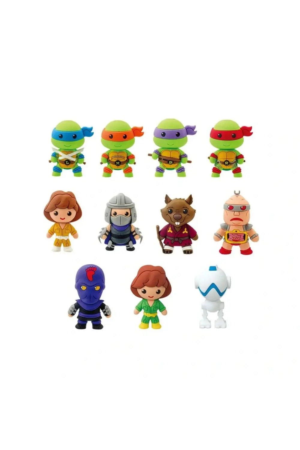 BFS MONO 63160 Monogram Ninja Turtles Klipsli Figür Seri 1 24lü d