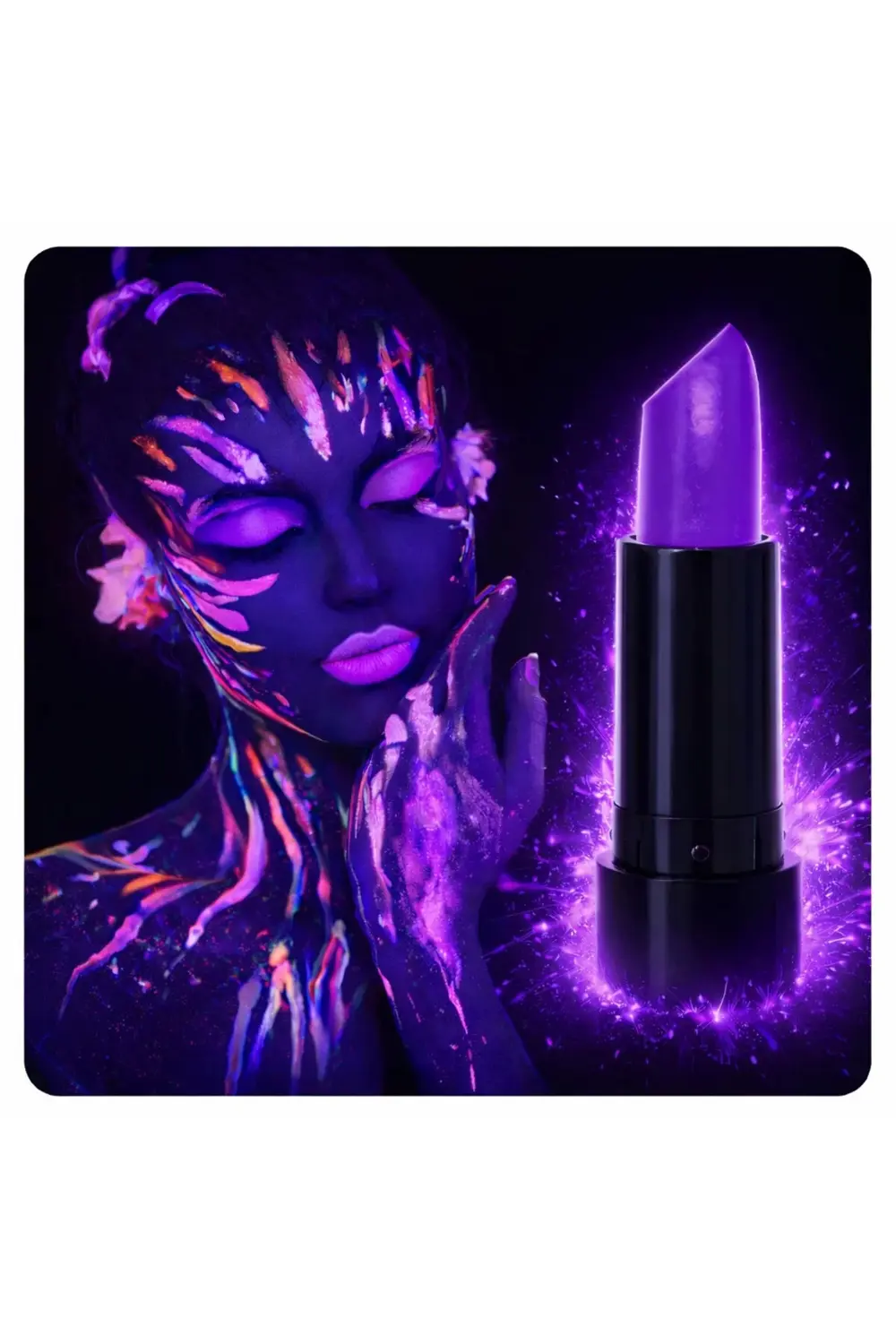 BFS Mor Ruj – Karanlıkta Parlayan Makyaj Boyası