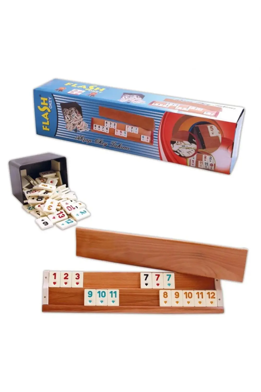 BFS Nessiworld 1010112 Flash Ağaç Okey -Starokey