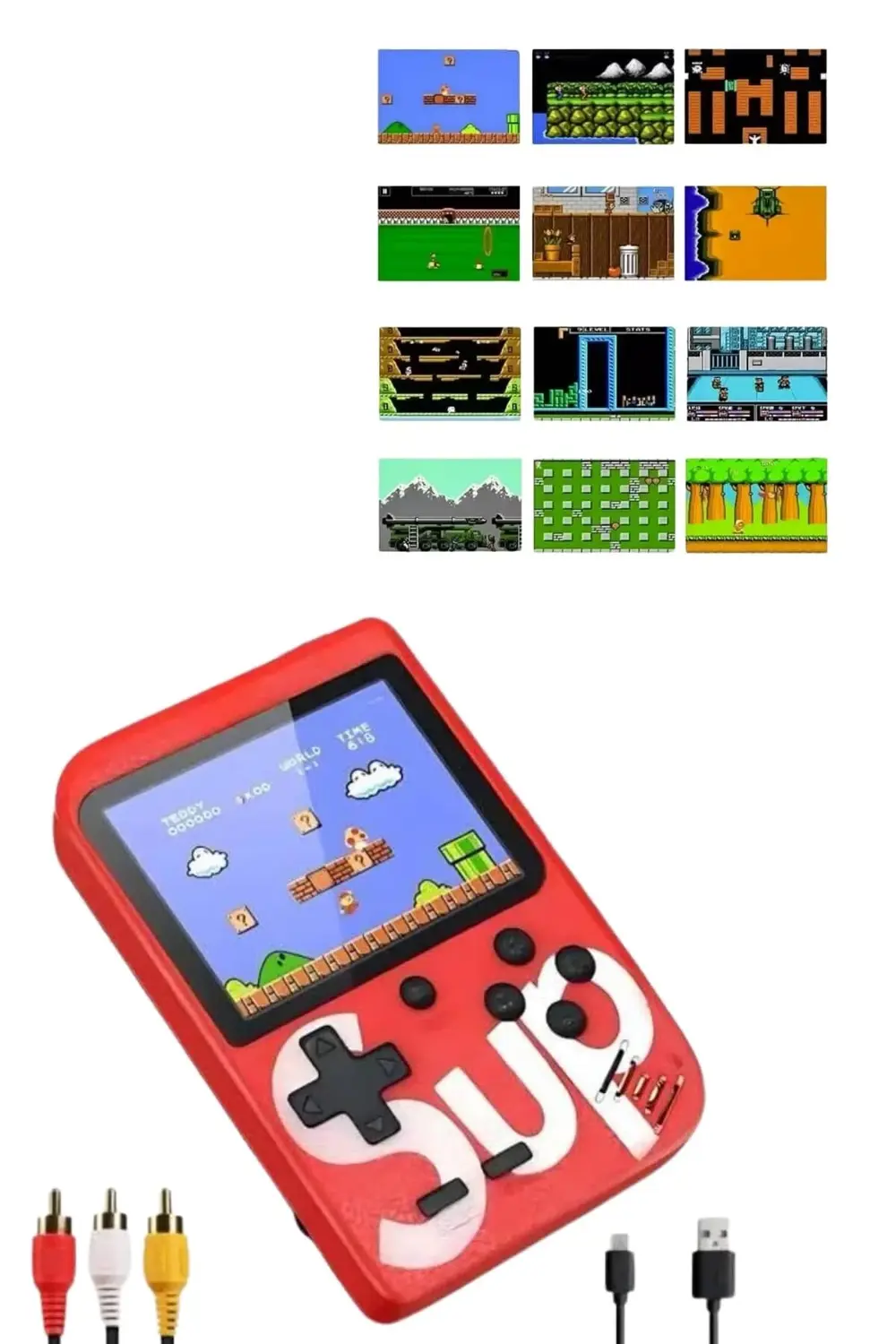 BFS Nostalji Oyunlu Mini Atari Gamebox 400 Oyunlu El Atarisi