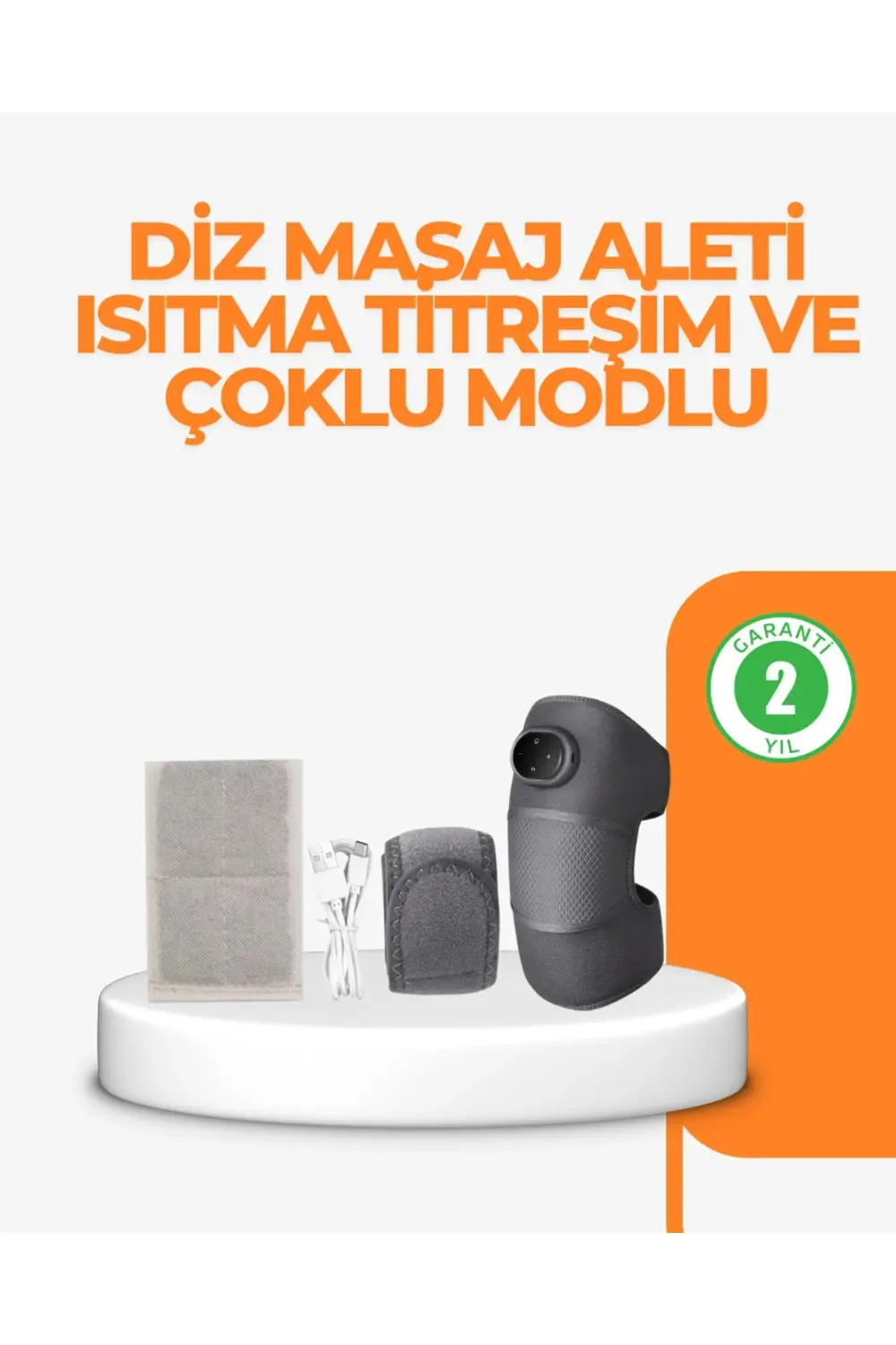 BFS NTC Isı Kontrollü Diz Masaj Aleti Titreşim ve Isı Terapisi