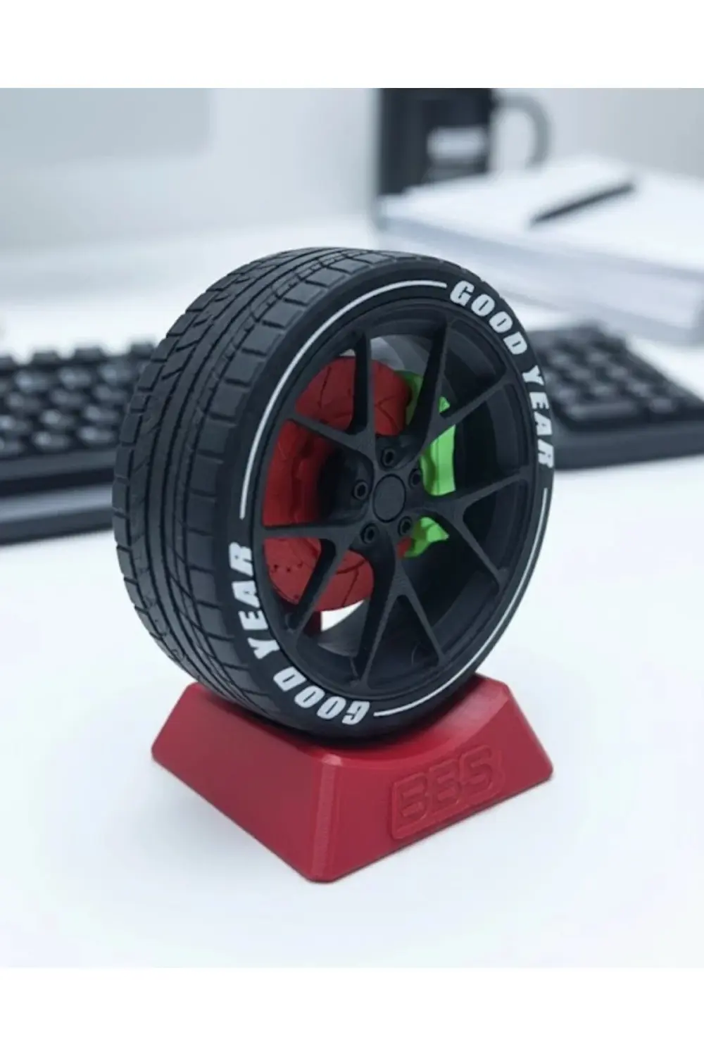 BFS Ofis Masası İçin Jant Temalı Dekoratif Masa Üstü Aksesuar