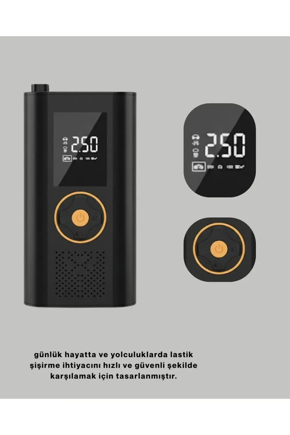 BFS Otomatik Duran Dijital Hava Pompası Kompakt ve Taşınabilir Ta