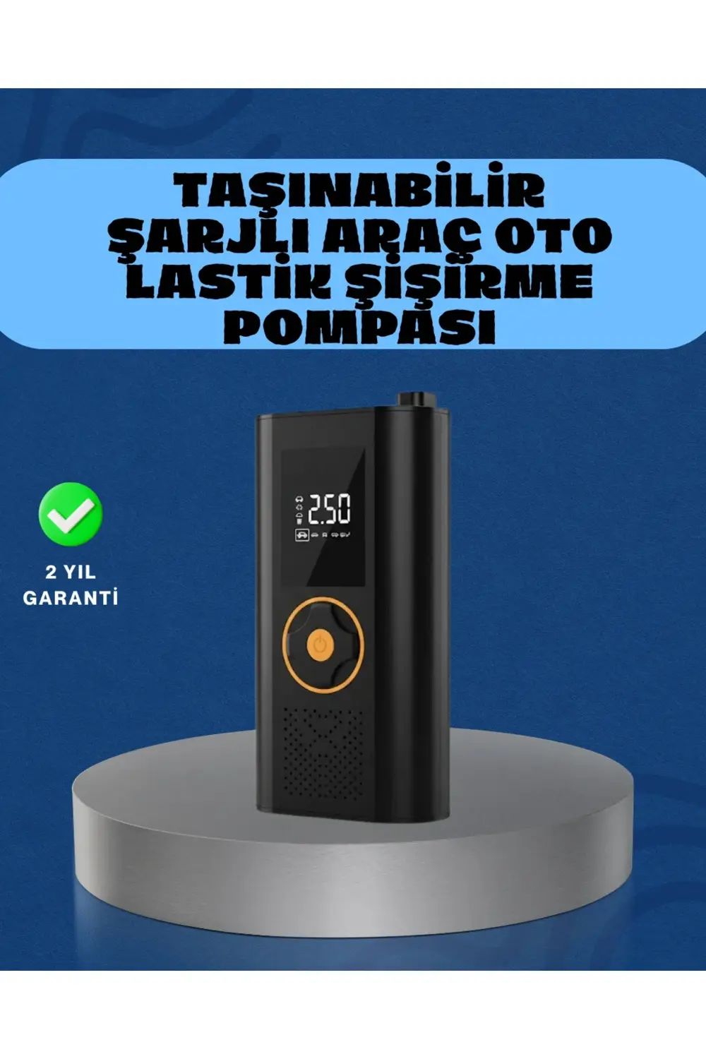 BFS Otomatik Duran Dijital Hava Pompası Kompakt ve Taşınabilir Ta