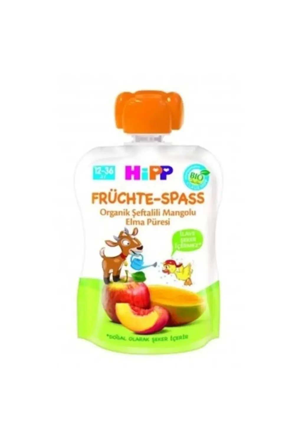 BFS p Organik Şeftalili Mangolu Elma Püresi 100 Gr