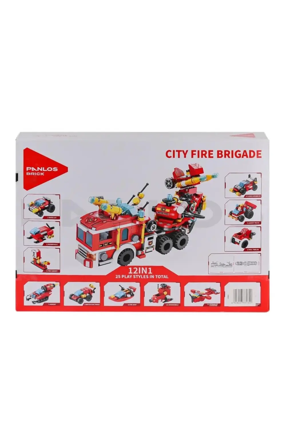 Bfs P633009 Panlos Şehir İtfaiyesi 557 Parça Blok Seti -Vagon Lif