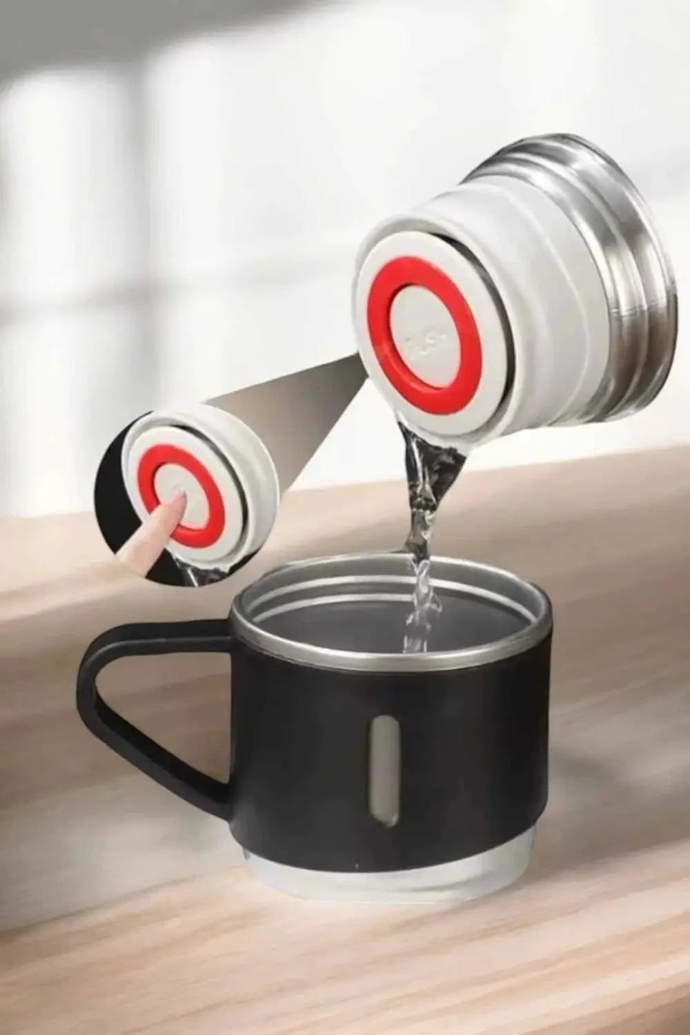 BFS Paslanmaz Çelik 3’lü Termos Seti Vakumlu ve 8 Saat Isı Koruma