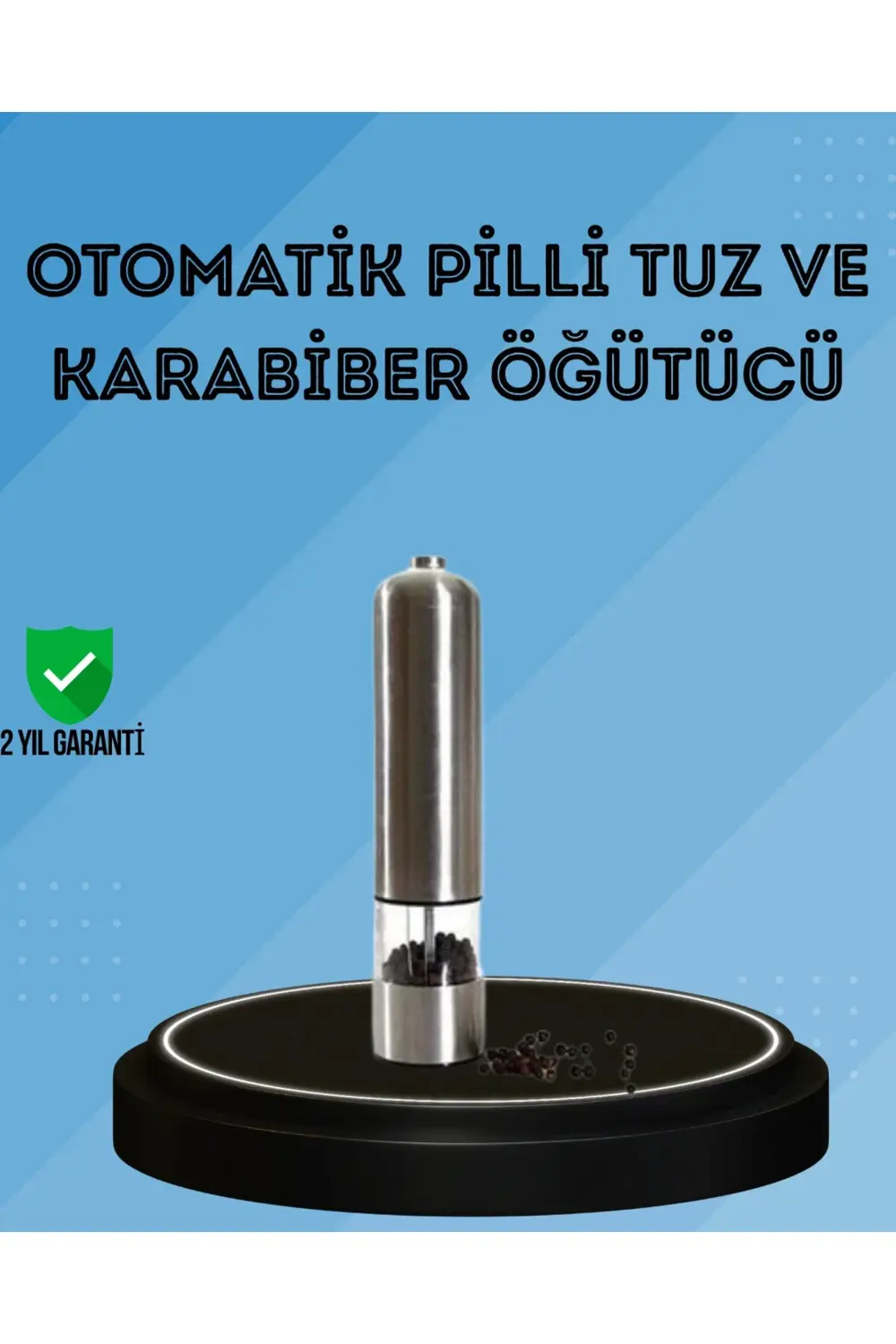BFS Pilli Baharat Değirmeni Karabiber Tuz ve Baharat Öğütücü