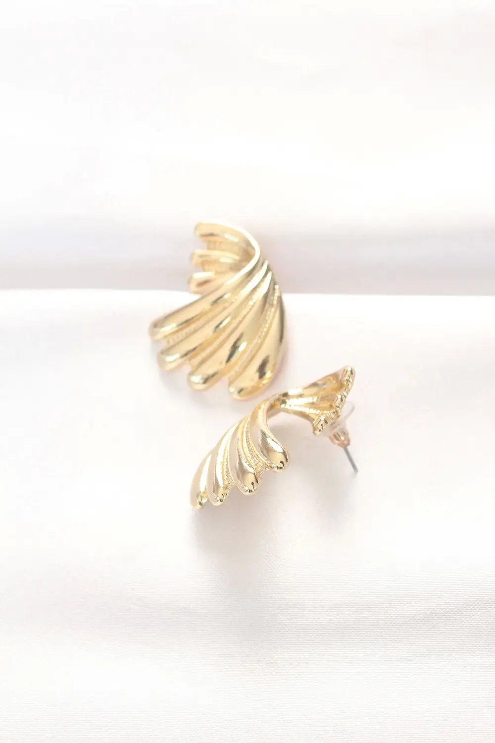 BFS Pirinç Gold Renk Küpe