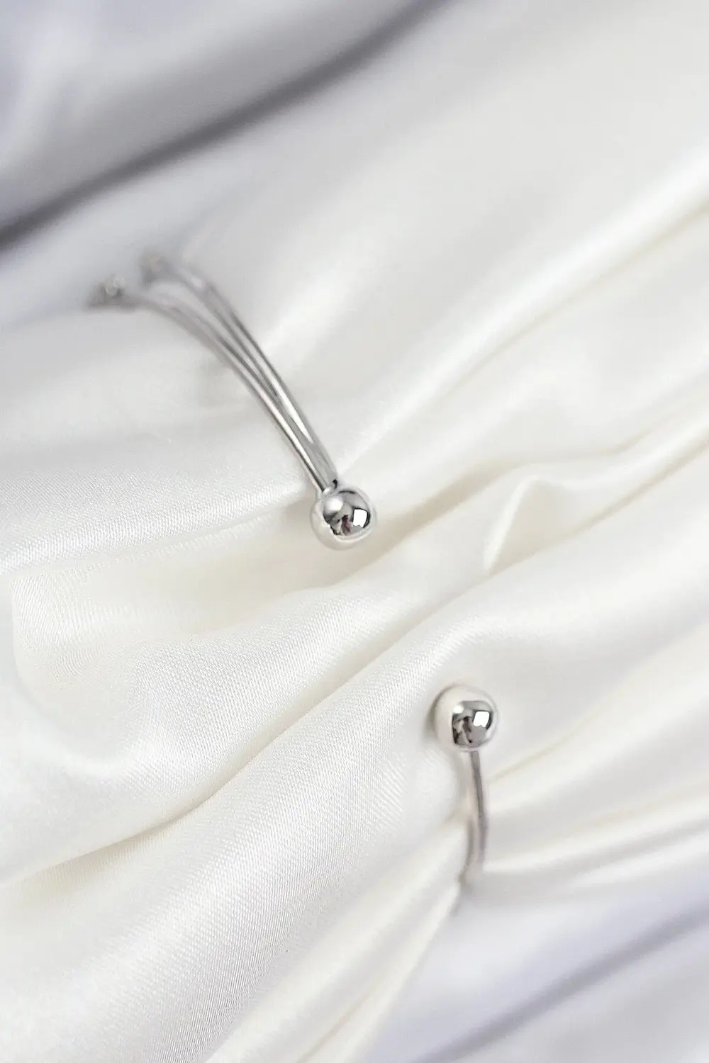 BFS Pirinç Zirkon Taşlı Su Yolu Model Gümüş Renk Kadın Bileklik