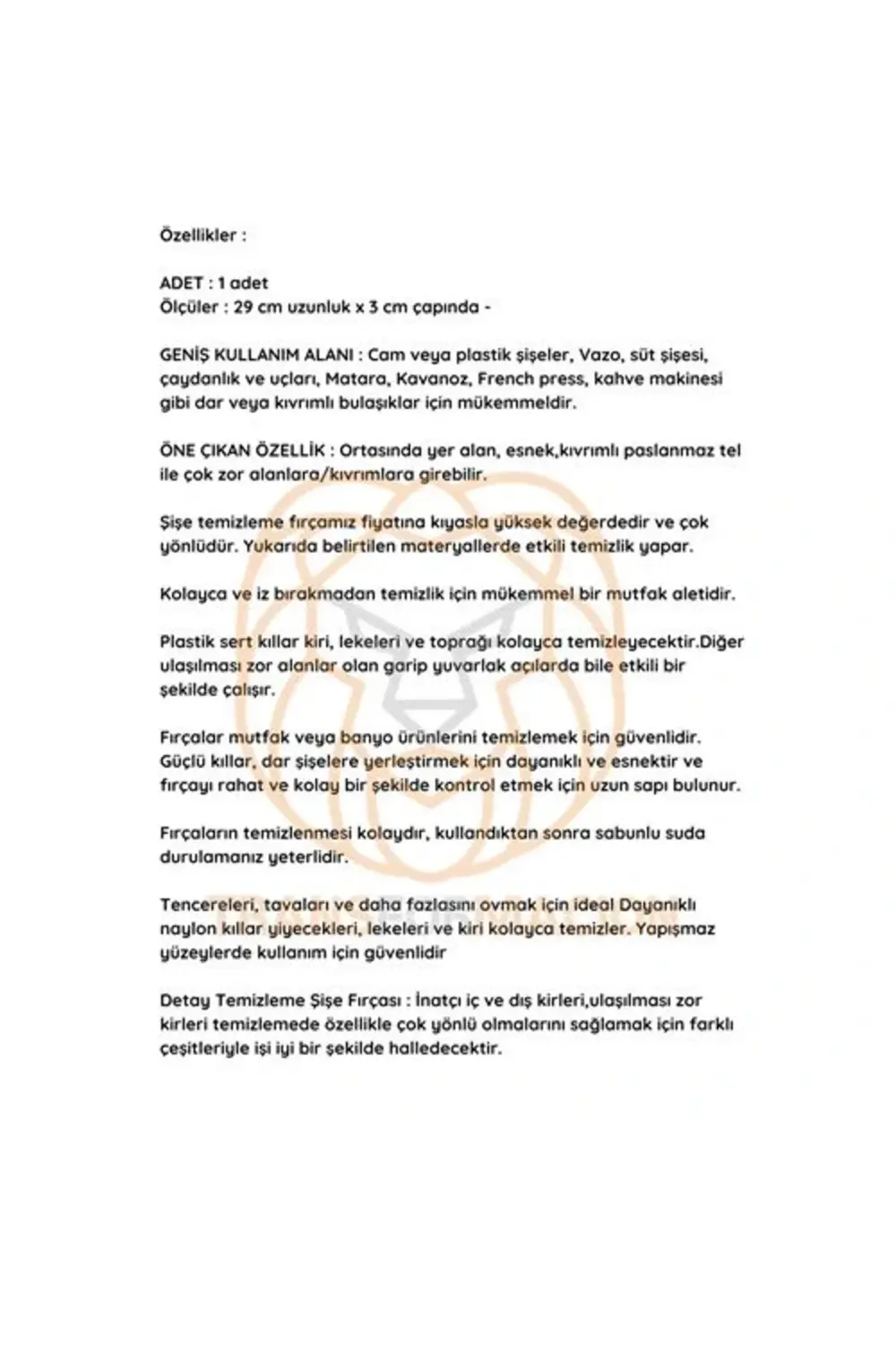 BFS Premium Lüks Şişe ve Biberon Fırçası - Ultra Dayanıklı Profes