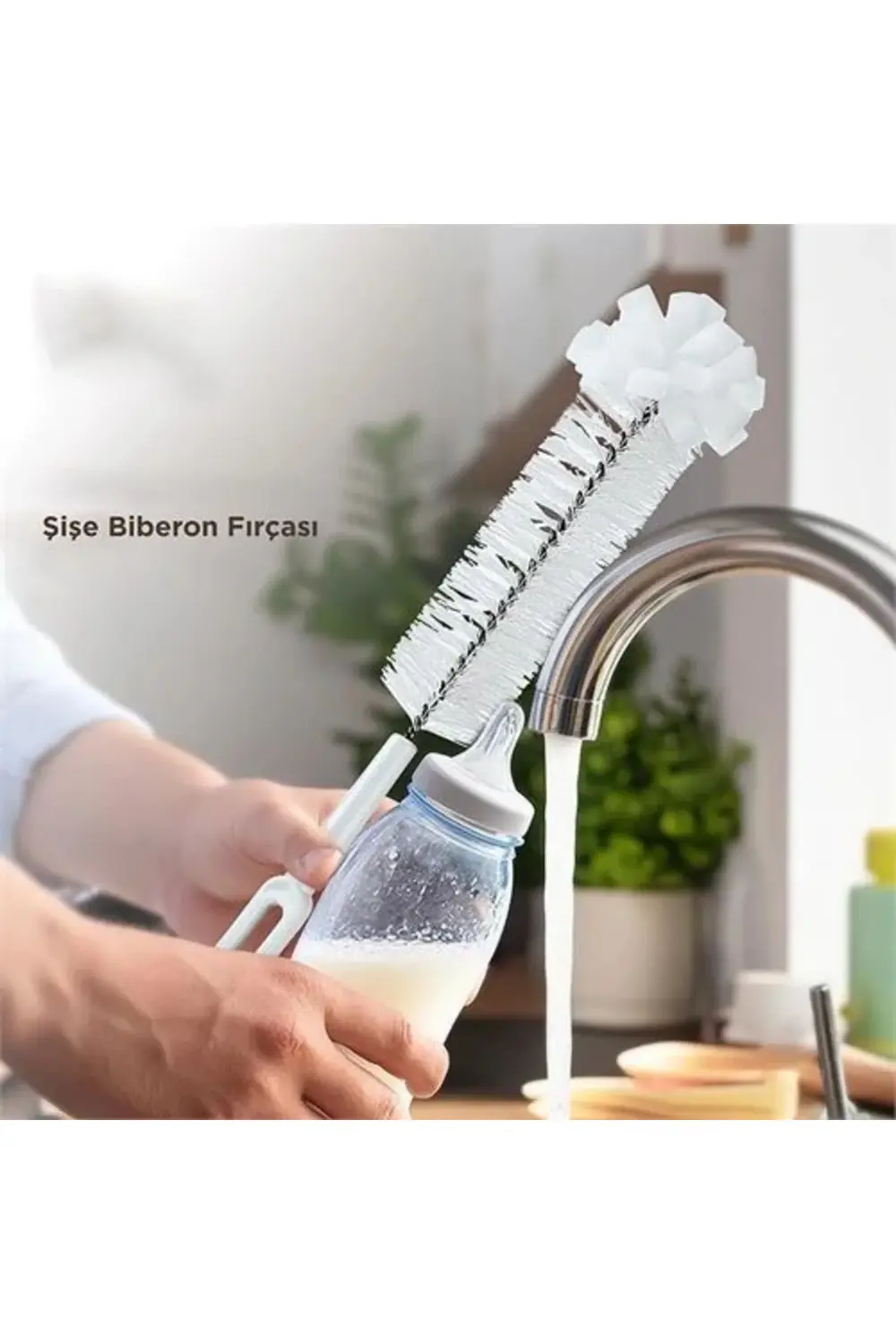 BFS Premium Lüks Şişe ve Biberon Fırçası - Ultra Dayanıklı Profes