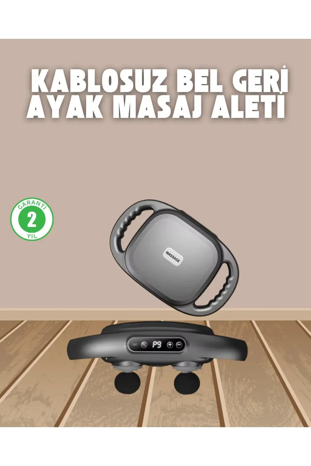 BFS Profesyonel 6 Başlıklı Şarjlı Masaj Tabancası 2000 mAh Güçlü