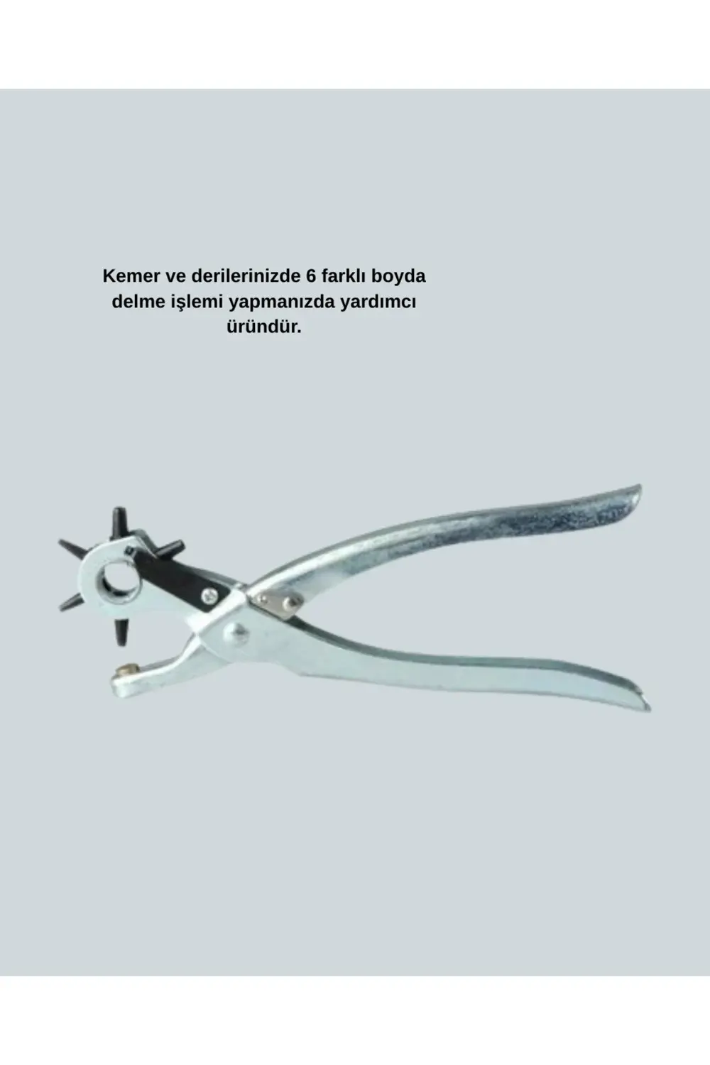 BFS Profesyonel Deri Delme Pensesi Döner Başlıklı Kemer Delici 6