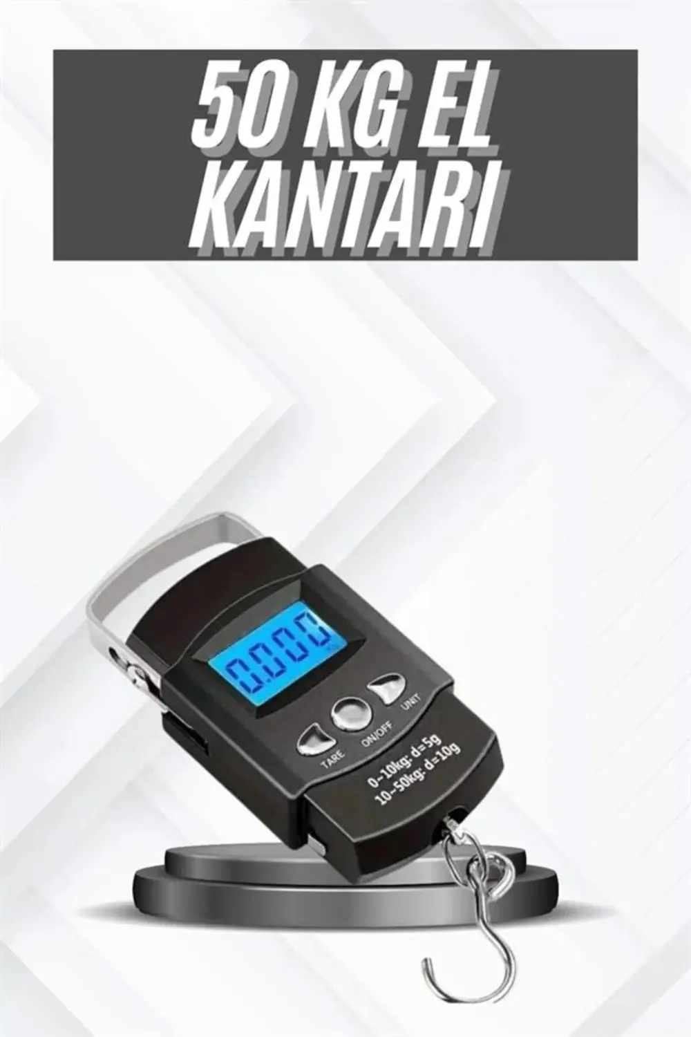 BFS Profesyonel El Terazisi El Kantarı 50 Kg Dijital Göstergeli T