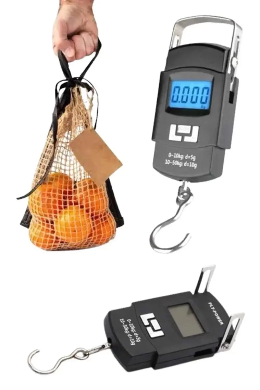 BFS Profesyonel El Terazisi El Kantarı 50 Kg Dijital Göstergeli T