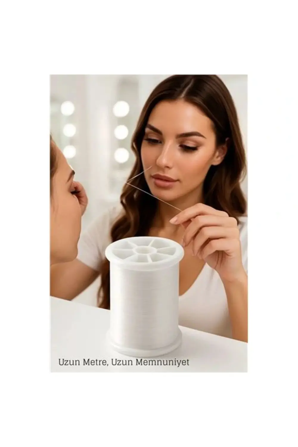 BFS Profesyonel Kuaför Kaş Bıyık Alma İpi – Ekstra Sağlam 500 met