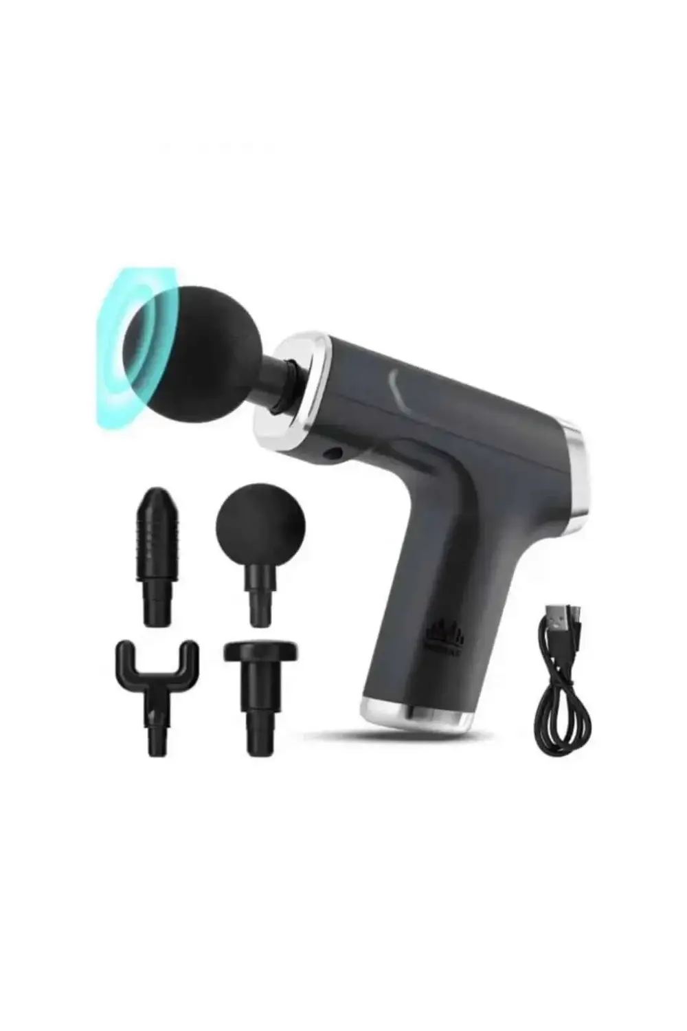 BFS Profesyonel Masaj Tabancası Sporcu Masaj Aleti 4 Başlıklı Şar