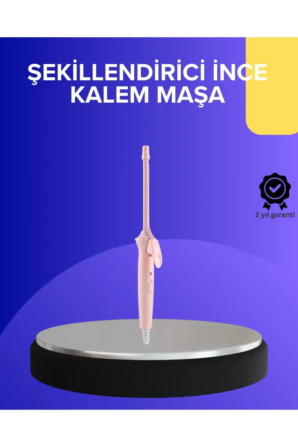 BFS Profesyonel Saç Maşası 9mm Seramik Kaplama İnce Bukle Maşası