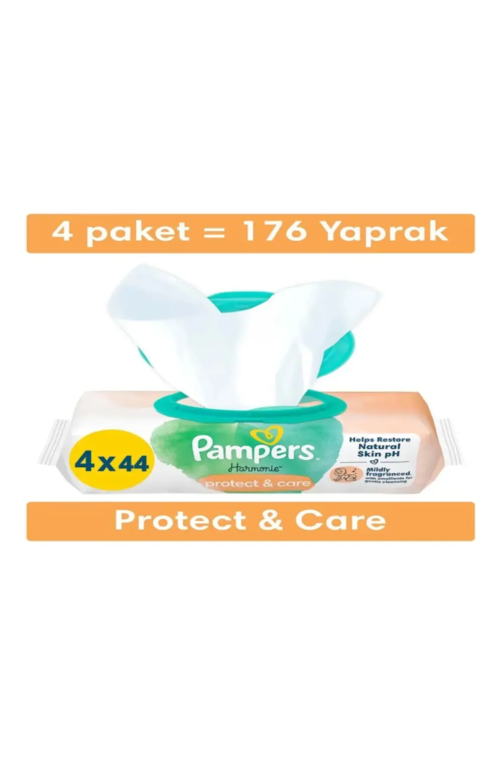BFS Protect & Care Islak Havlu Mendil 4'Lü 176 Yaprak BFS Protect & Care Islak Havlu Mendil 4'Lü 176 Yaprak