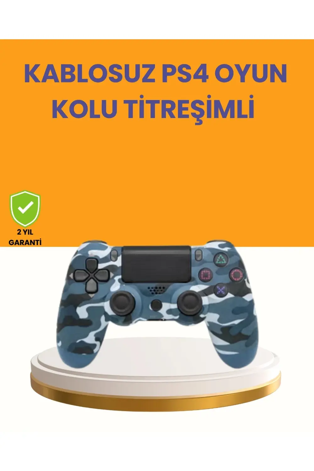BFS PS4 Kablosuz Oyun Kolu Gecikmesiz Bağlantılı Ergonomik Tasarı