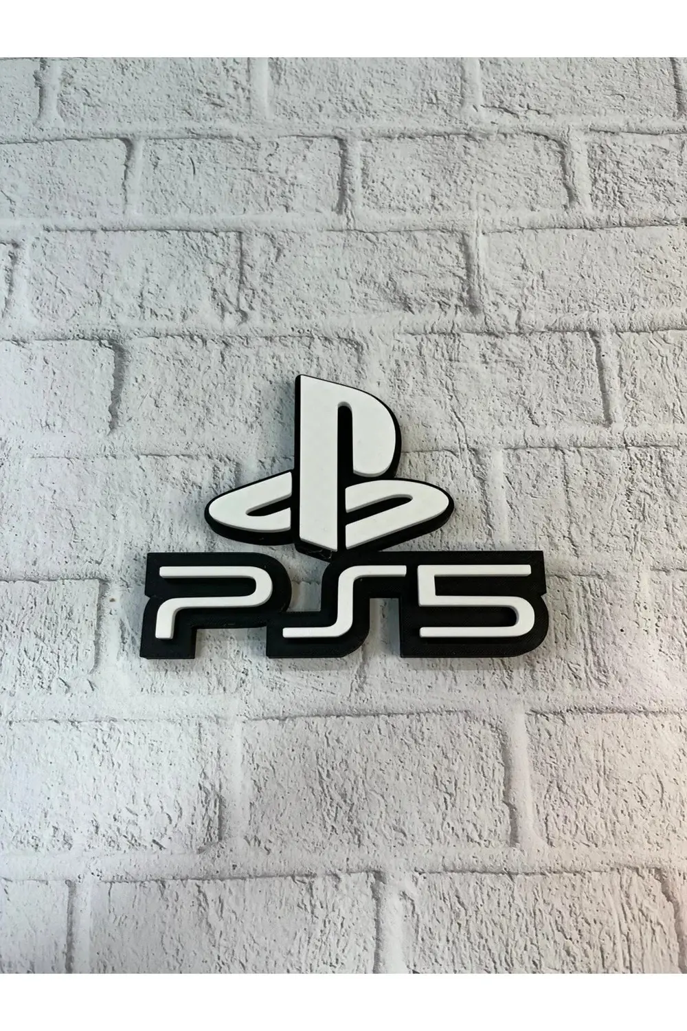 BFS PS5 Logo Dekoratif Duvar Süsü Oyun Odası ve Salon Uyumu