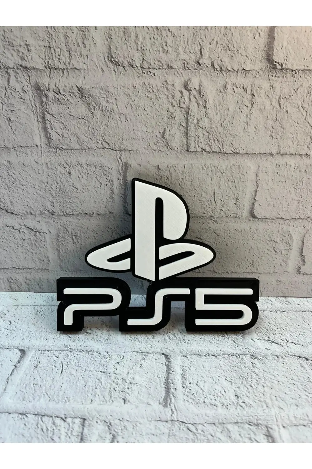 BFS PS5 Logo Dekoratif Duvar Süsü Oyun Odası ve Salon Uyumu