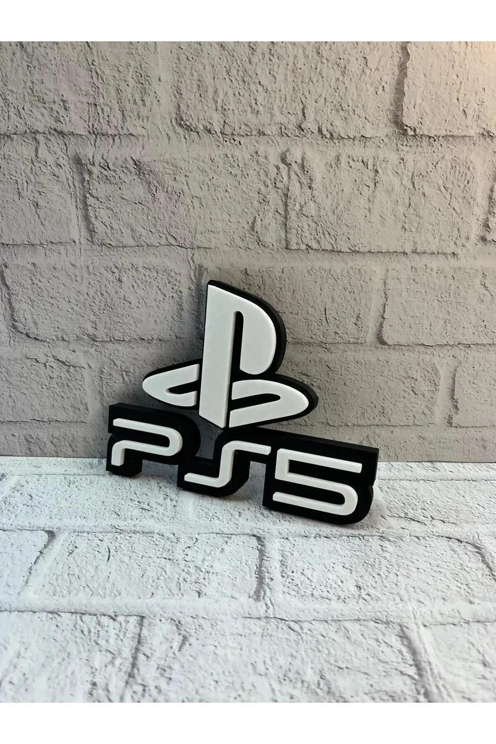BFS PS5 Logo Dekoratif Duvar Süsü Oyun Odası ve Salon Uyumu