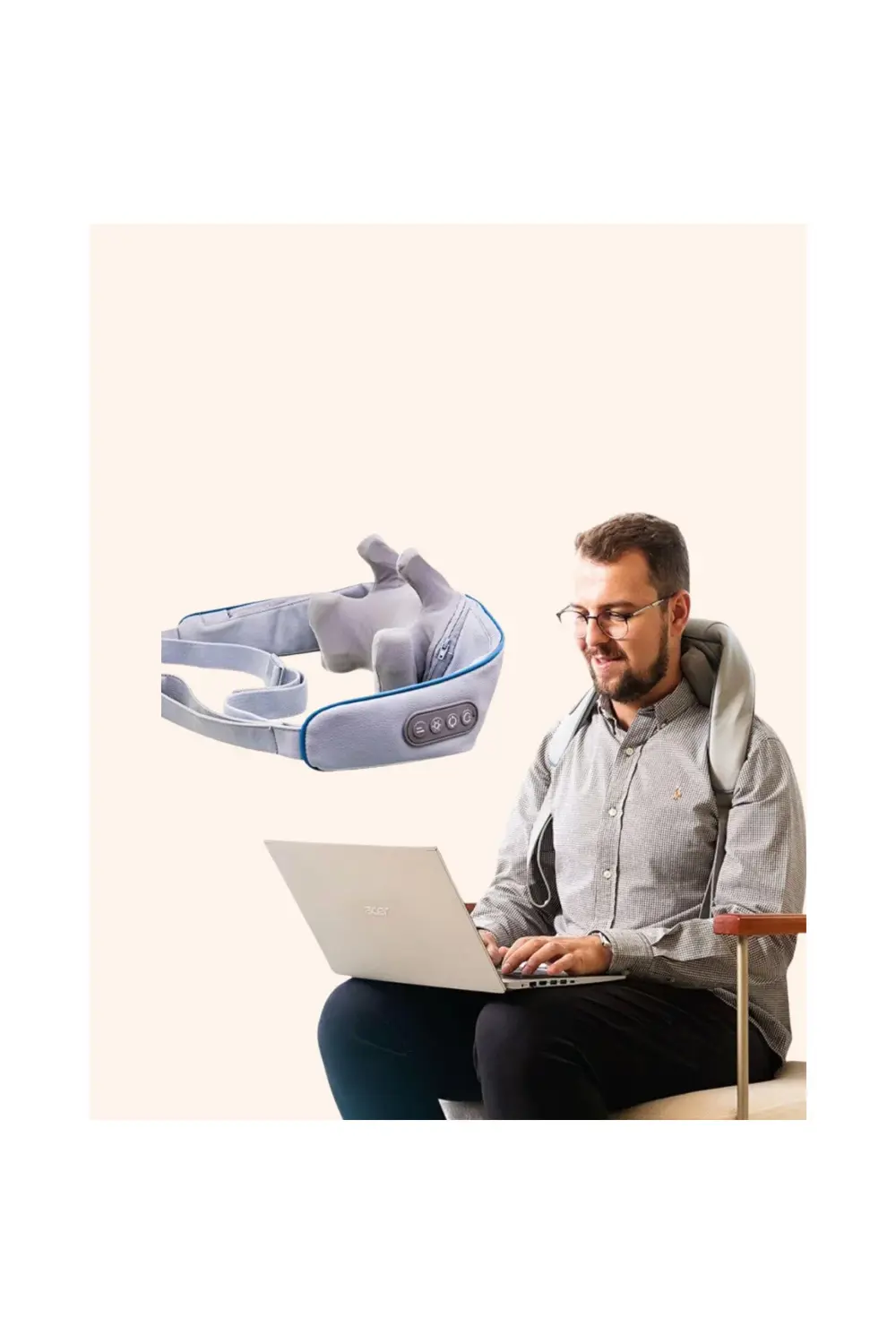 BFS PU Deri Taşınabilir Masaj Aleti | Çok Bölgeli Kullanım