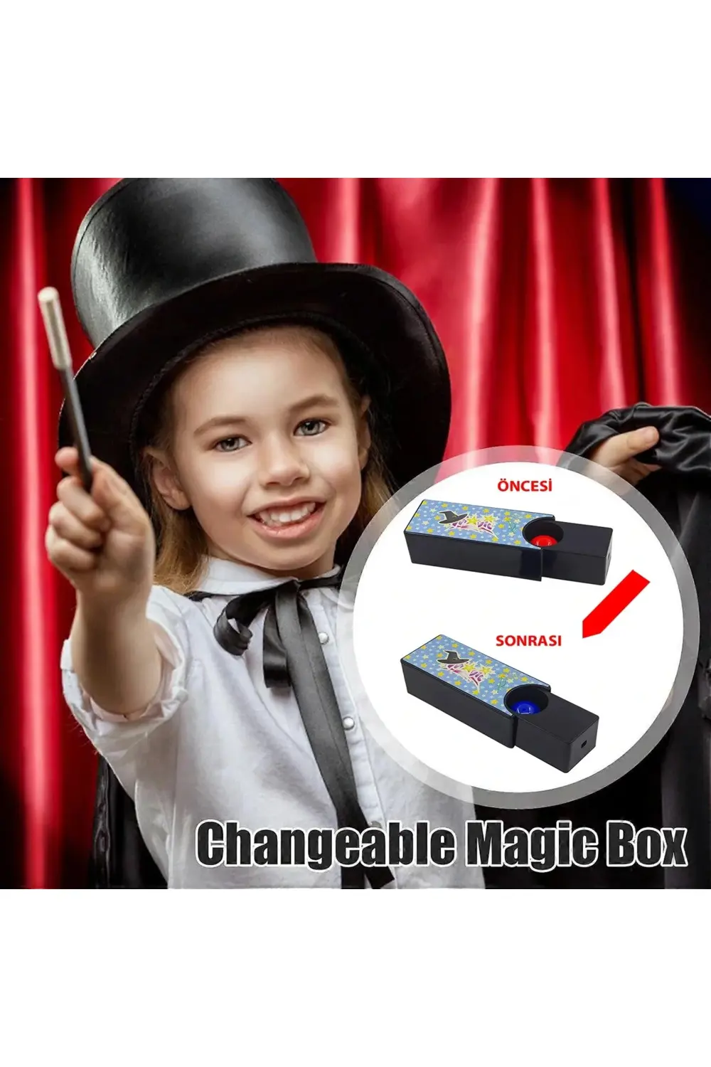 BFS Renk Değiştiren Sihirli Top Oyunu – Sihirbazlık Gösteri Kutus