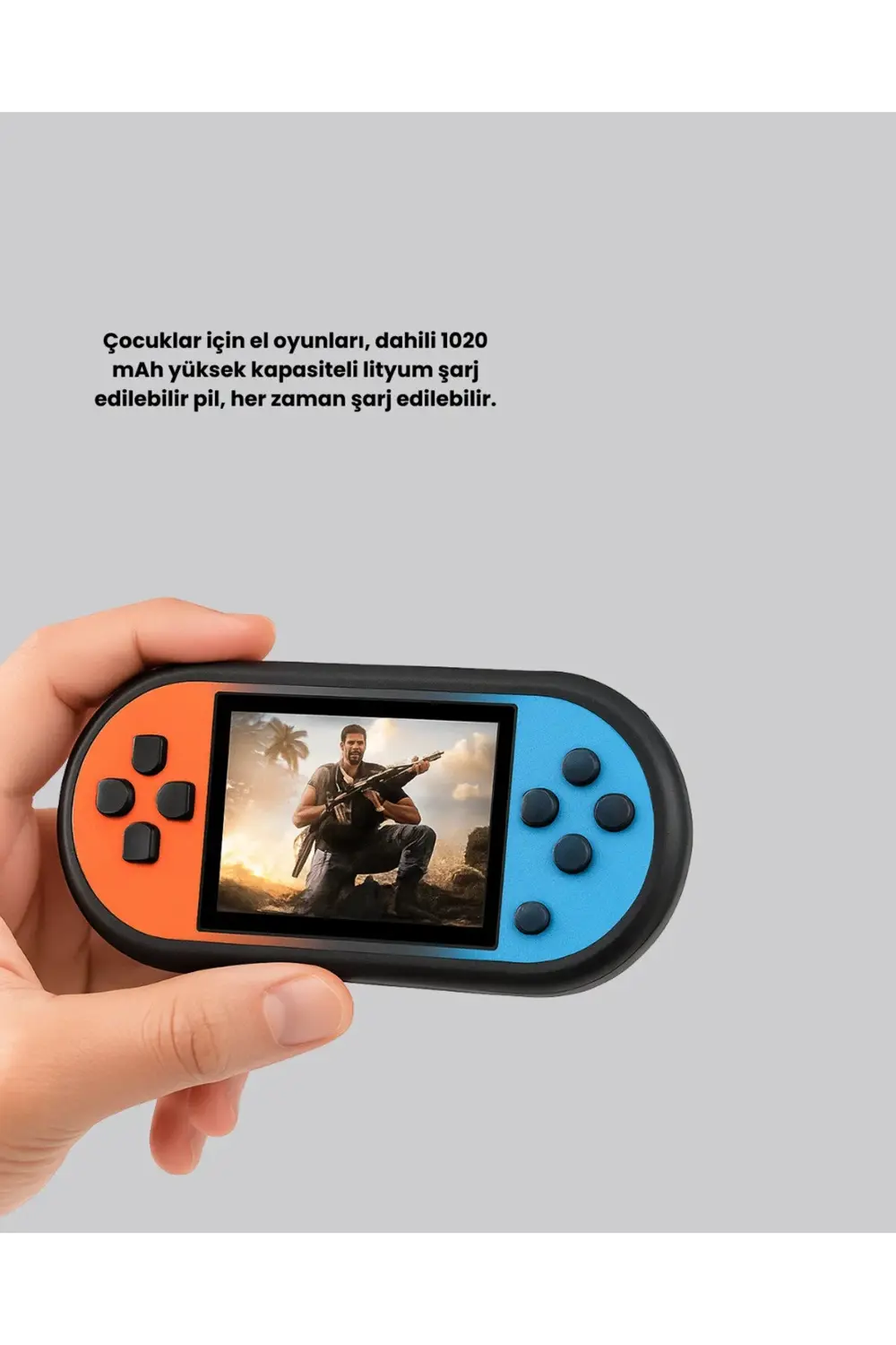 BFS Retro 520 Oyunlu Taşınabilir Konsol HD Ekran USB Şarjlı